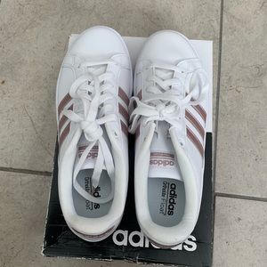 Adidas tennis shoes (rose gold)